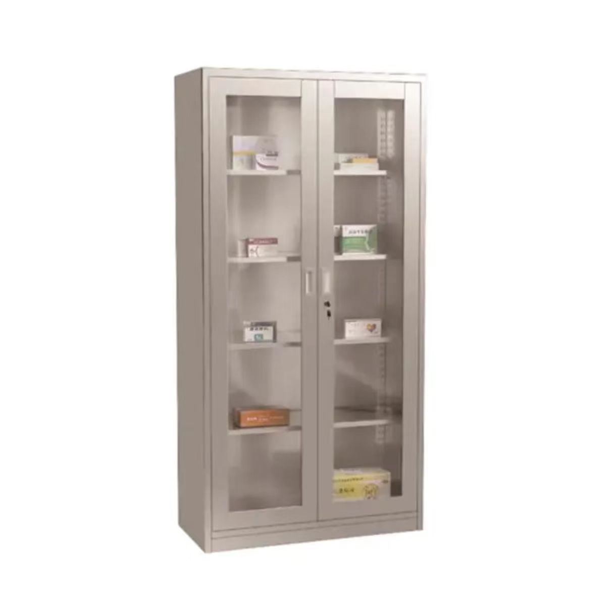 Locker Storage Metal - Stainless Steel Medical Cabinet Pet Hospital