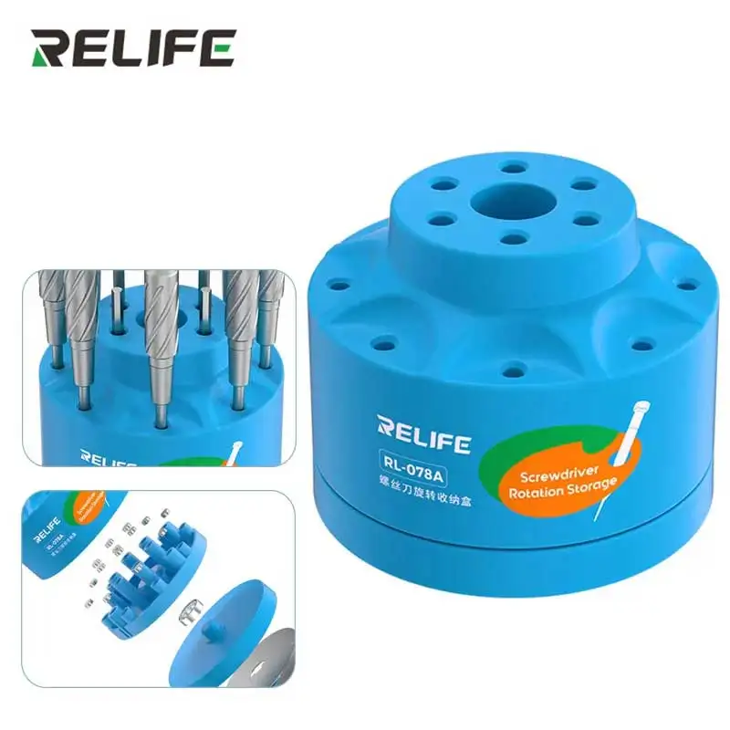 Locker Storage Metal - RELIFE RL-078A Screwdriver Rotating Storage Box