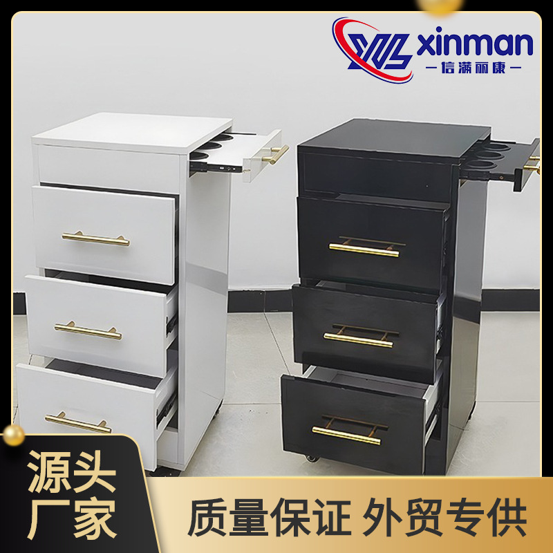 Locker Storage Metal - Work Cabinet Simple Red Hair Salon