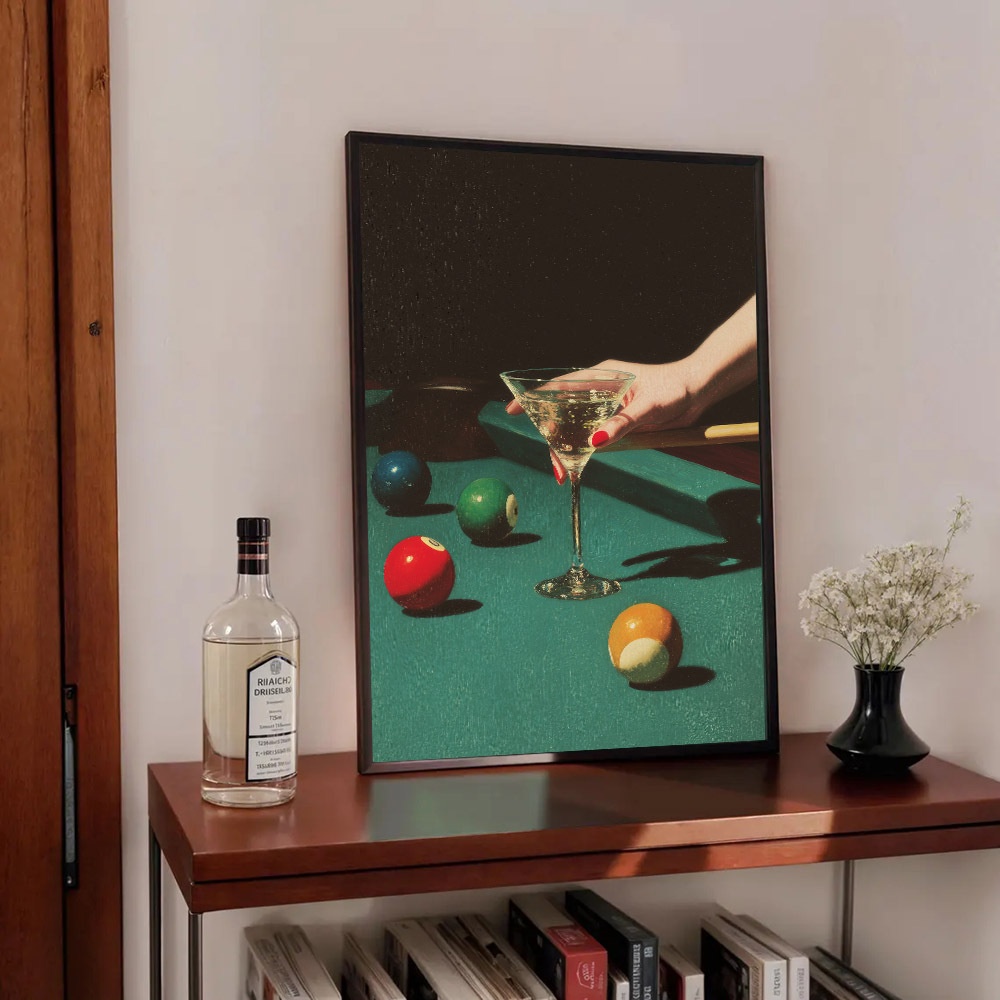 1pc Vintage Billiards Cocktail - Office Furniture Home avaliação e preço