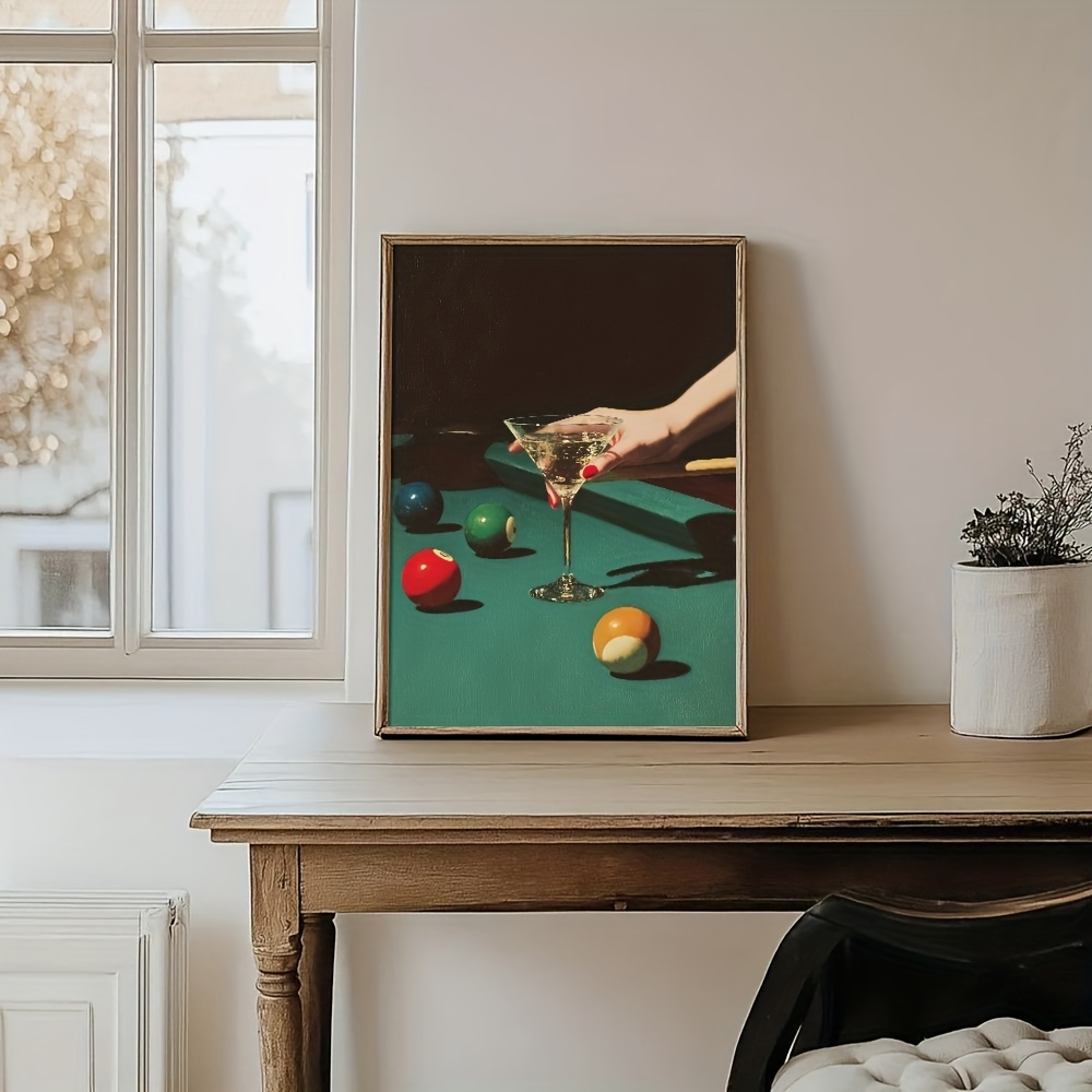 1pc Vintage Billiards Cocktail - Office Furniture Home avaliação e preço
