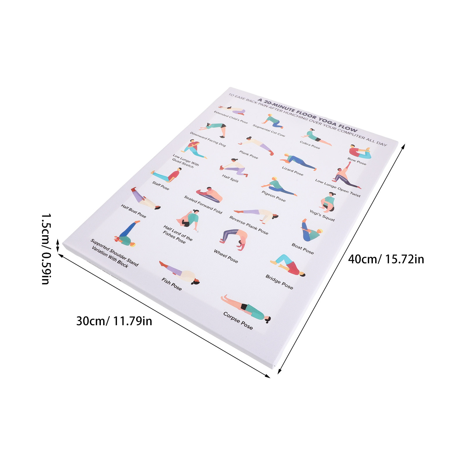 Yoga Poster Wall Art Bundle Mo - Office Furniture Home avaliação e preço