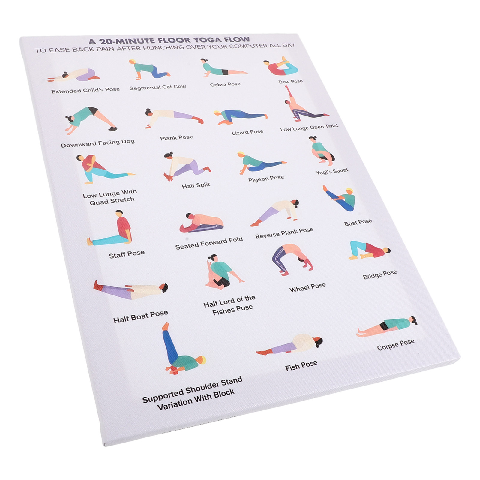 Yoga Poster Wall Art Bundle Mo - Office Furniture Home avaliação e preço