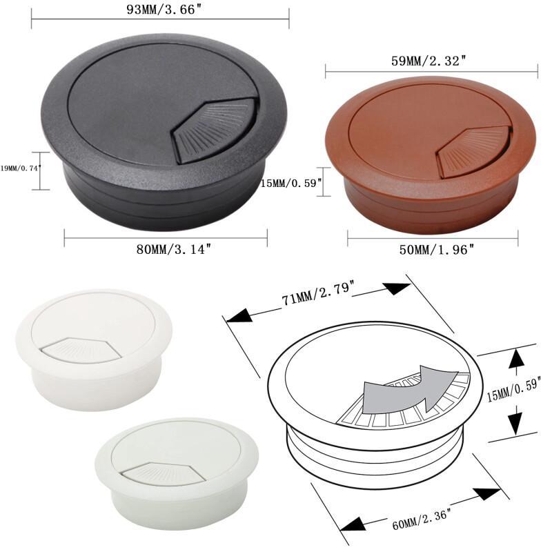 1Pcs Cable Hole Cover Cord Gro - Office Furniture And Desks avaliação e preço
