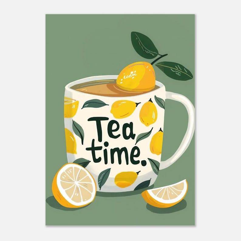 Modern Lemon Tea Time Aestheti - Office Furniture Home avaliação e preço