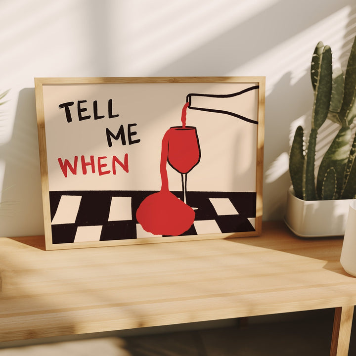 Vintage Tell Me When Drink Can - Office Furniture Home avaliação e preço