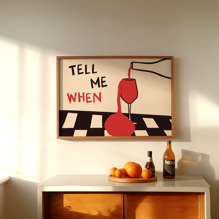 Vintage Tell Me When Drink Can - Office Furniture Home avaliação e preço