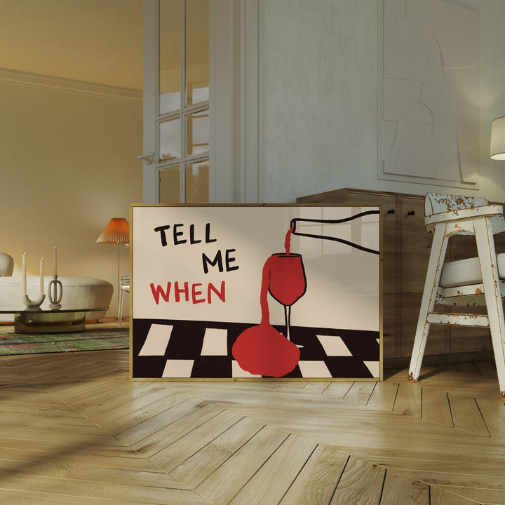 Vintage Tell Me When Drink Can - Office Furniture Home avaliação e preço