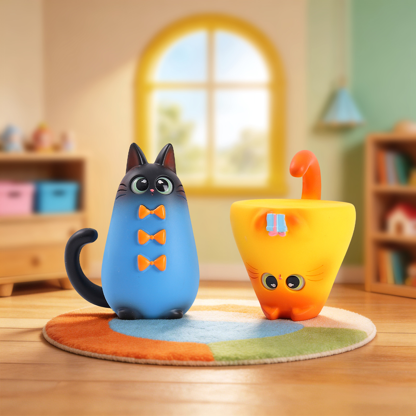 Blind Box Cat Figurine Resin C - Office Furniture Used avaliação e preço