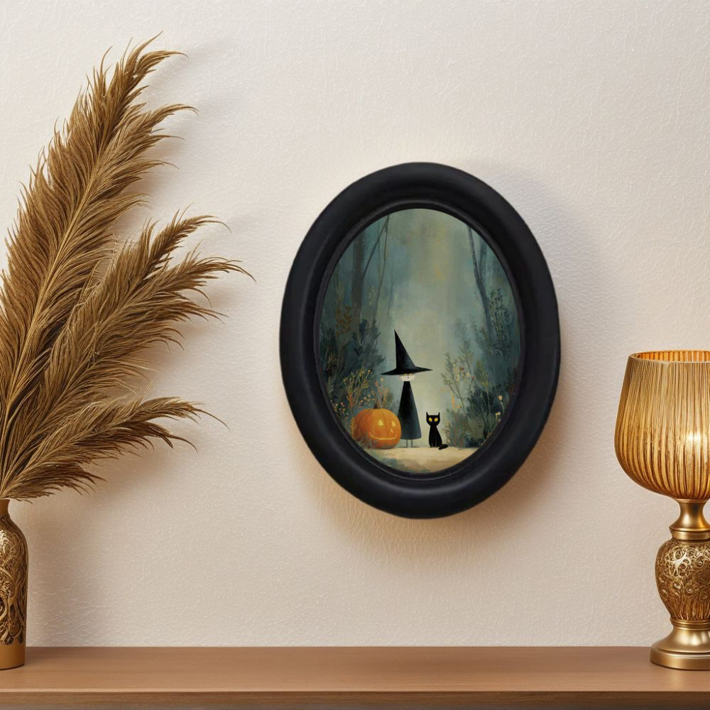 A 3D Vintage Halloween Witch a - Office Furniture Home avaliação e preço