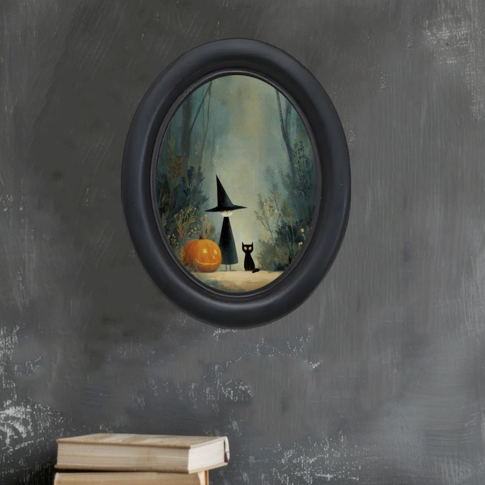 A 3D Vintage Halloween Witch a - Office Furniture Home avaliação e preço