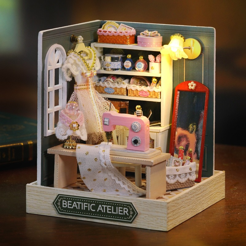 Mini Dollhouse Kit Sakura Stre - Office Furniture Used avaliação e preço
