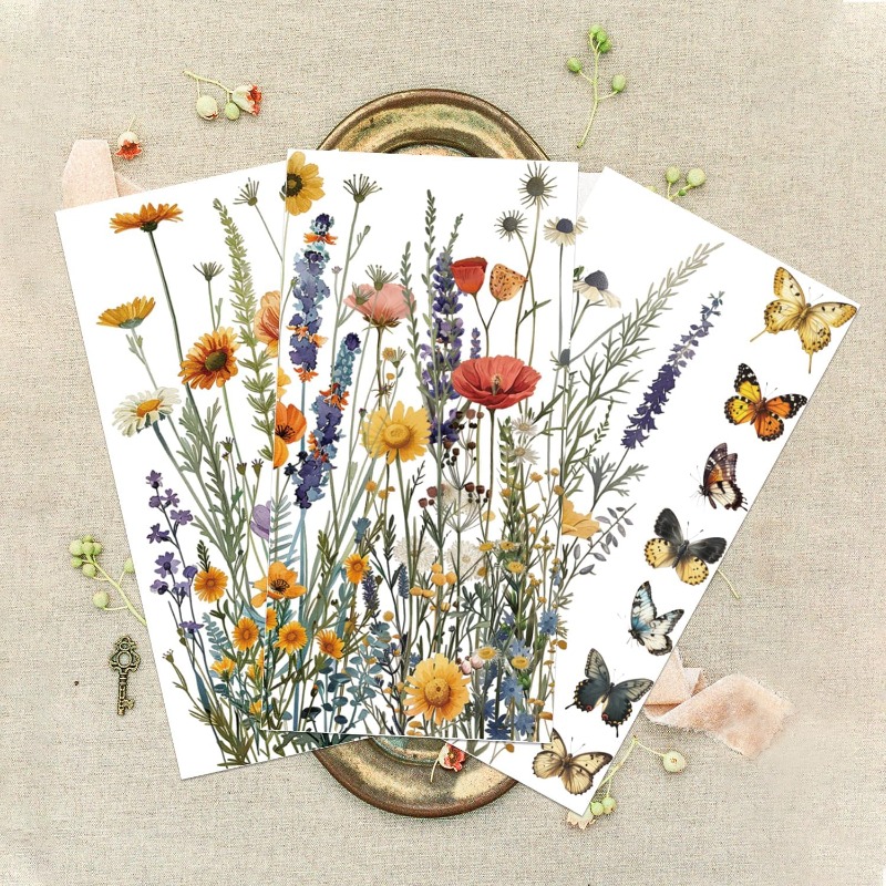 3Pcs Wildflowers Furniture Tra - Office Furniture Equipment avaliação e preço