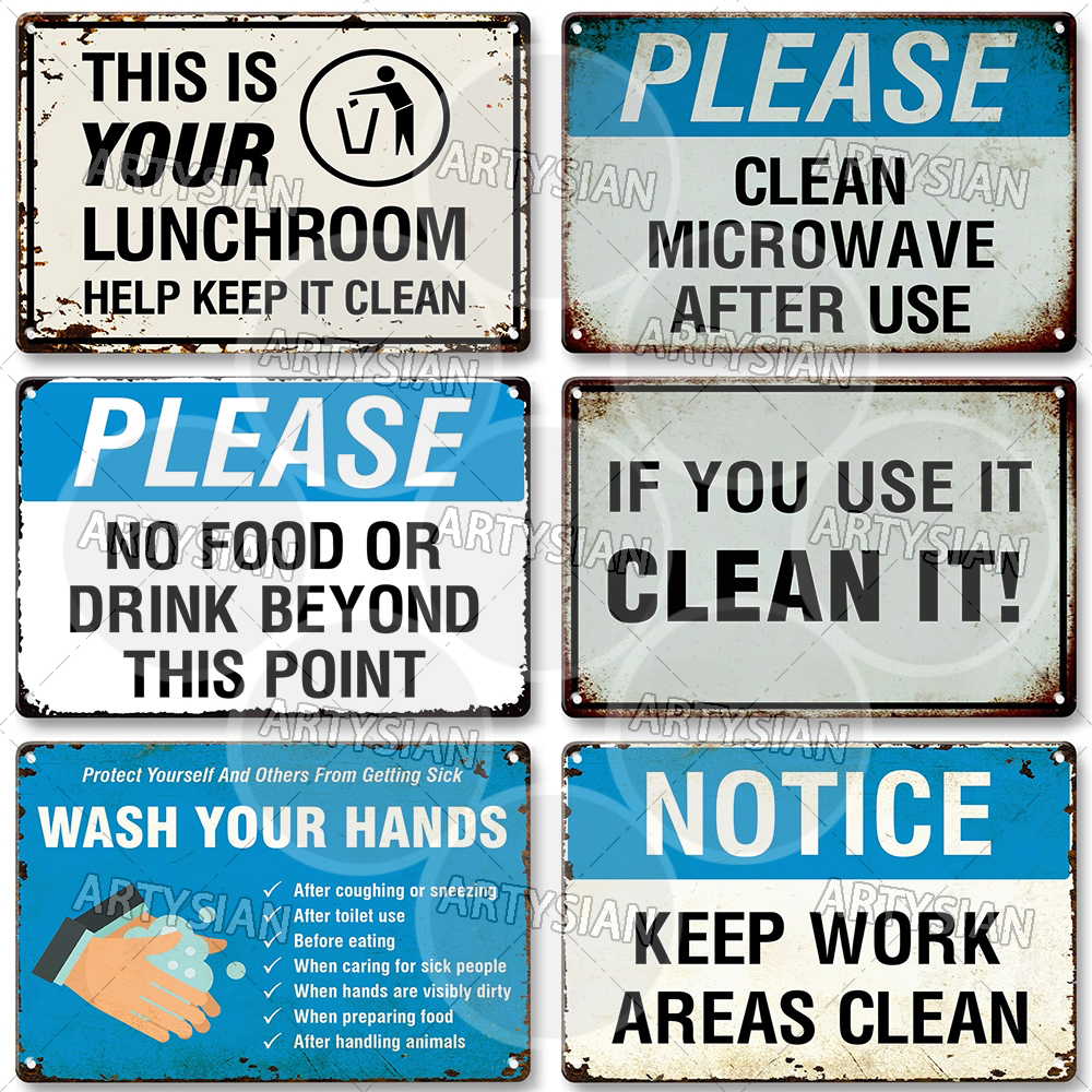 Hygiene Metal Sign No Shoes No - Office Furniture Equipment avaliação e preço