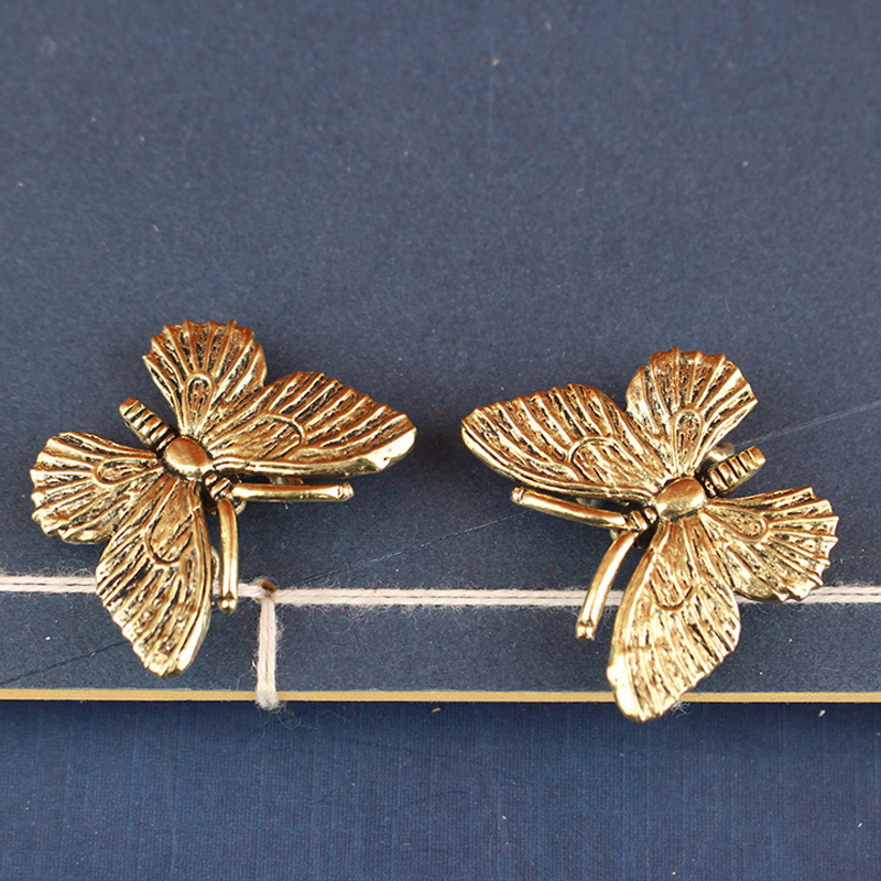 Brass Butterfly Statue, Insect - Office Furniture Equipment avaliação e preço