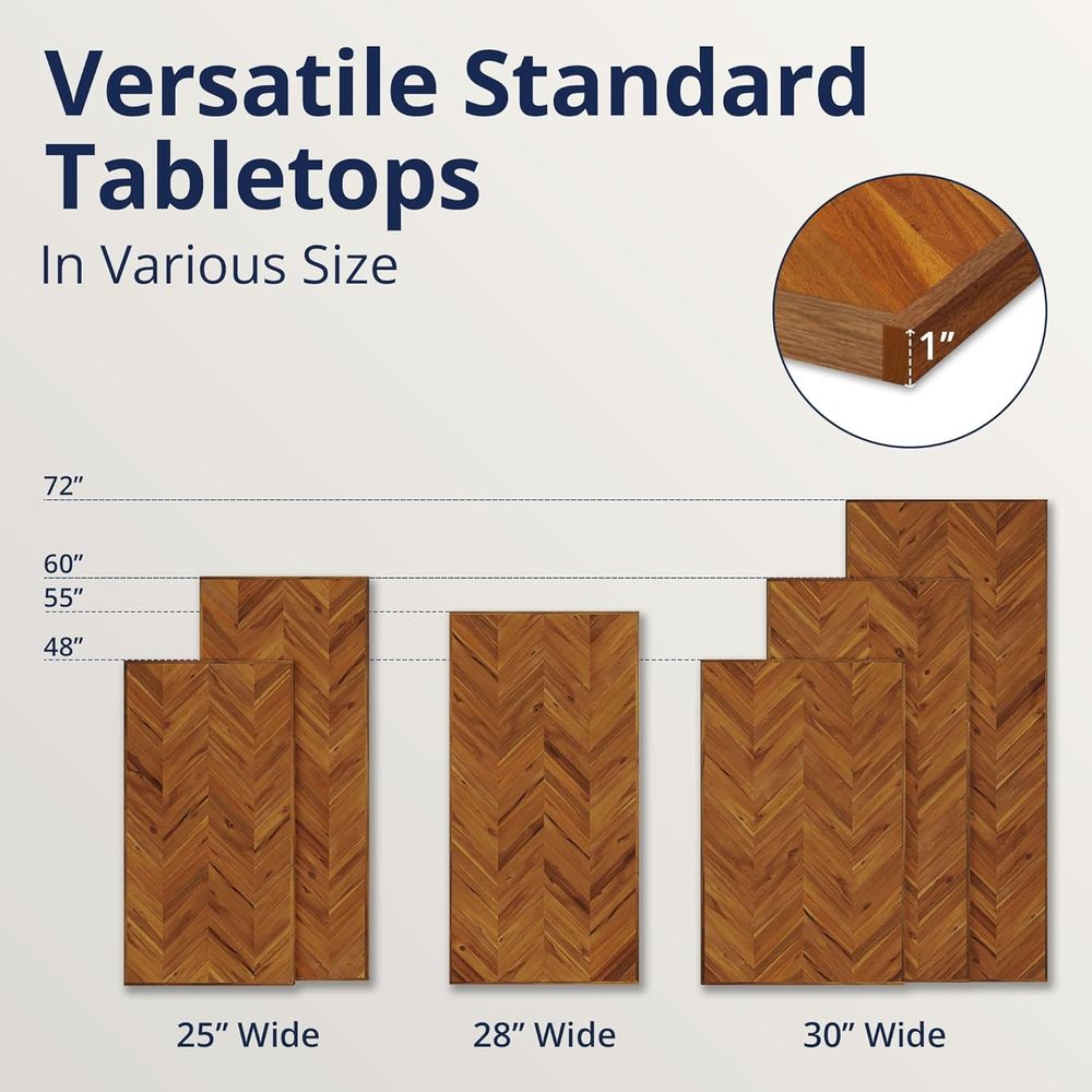 55x28 Inch Solid Wood Table To - Office Furniture And Desks avaliação e preço