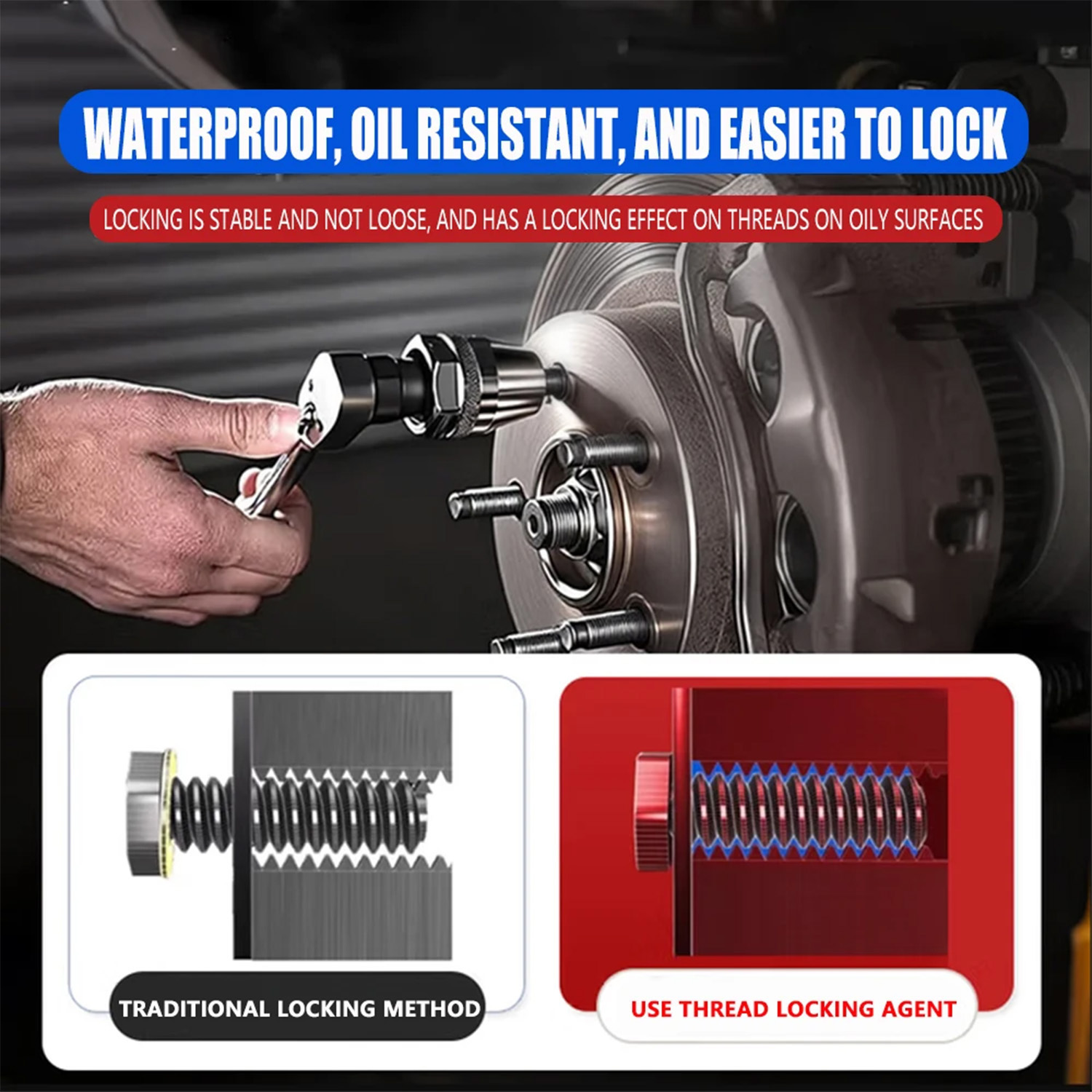 50ml Threadlocker 243 Blue Med - Locker Storage Metal avaliação e preço