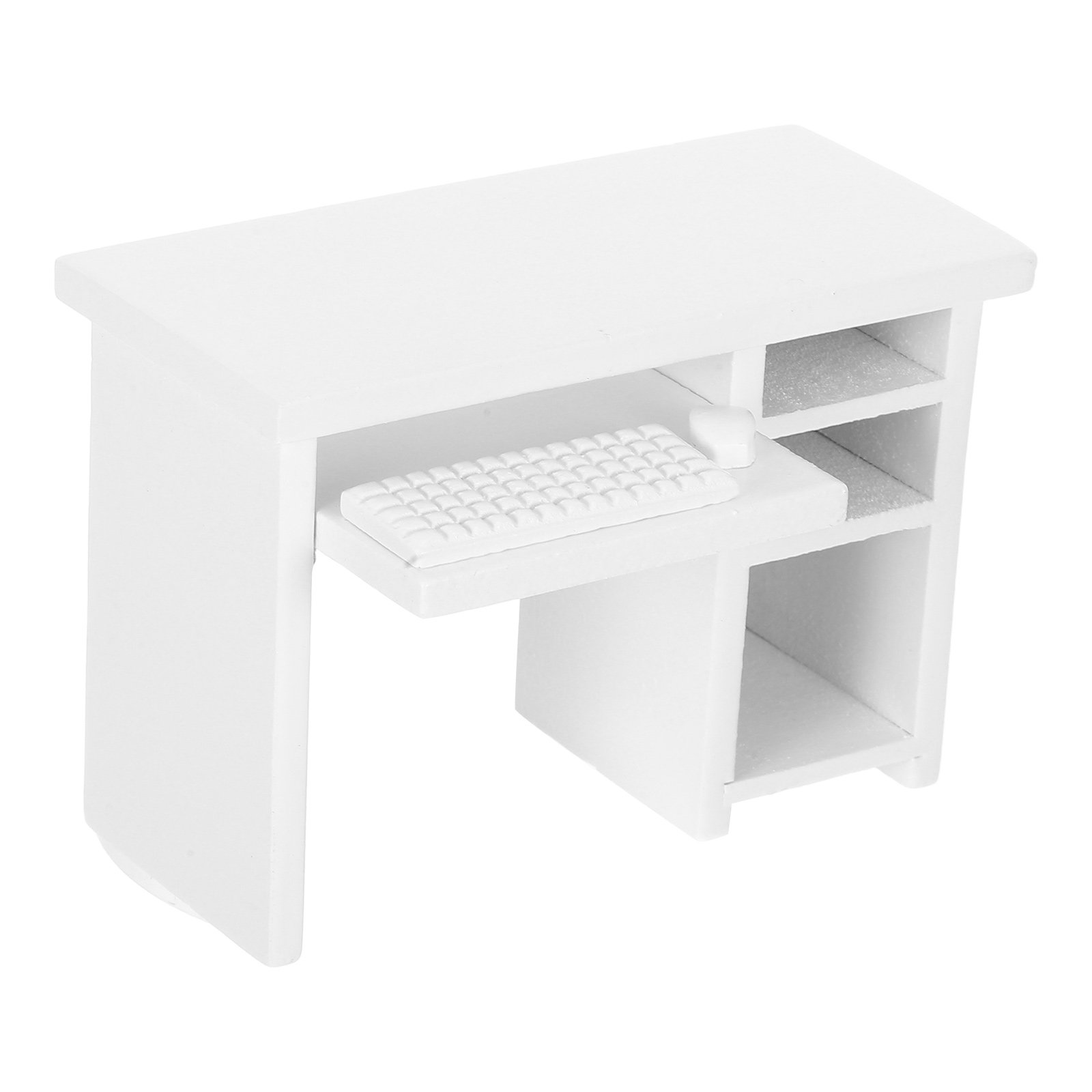 Miniature 1:12 Scale Dollhouse - Office Furniture And Desks avaliação e preço