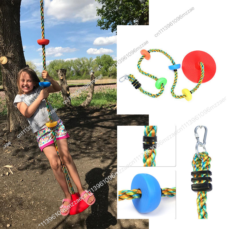 Kids Disc Swing with Climbing  - Office Furniture And Equipment avaliação e preço