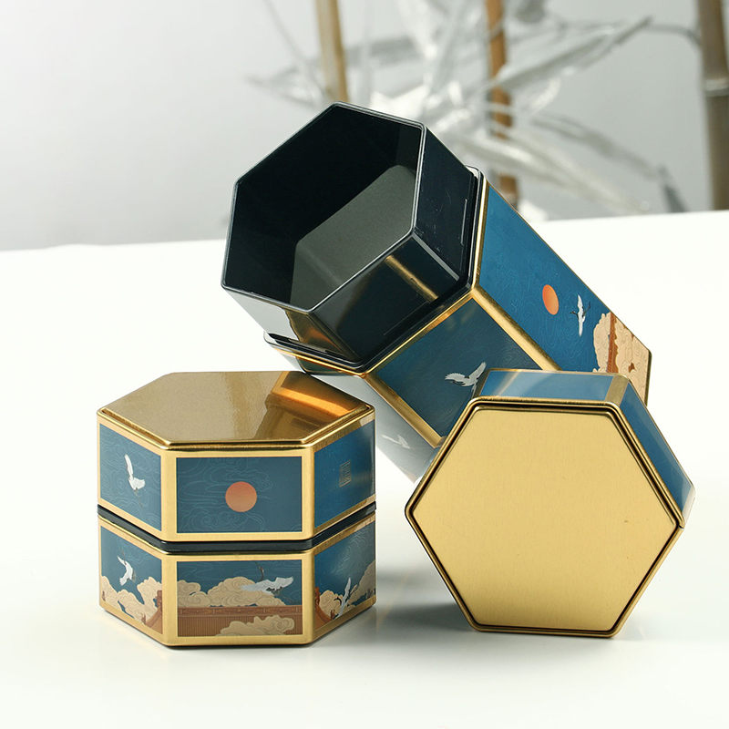 Creative Hexagonal Teapot Tin  - Locker Storage Metal avaliação e preço