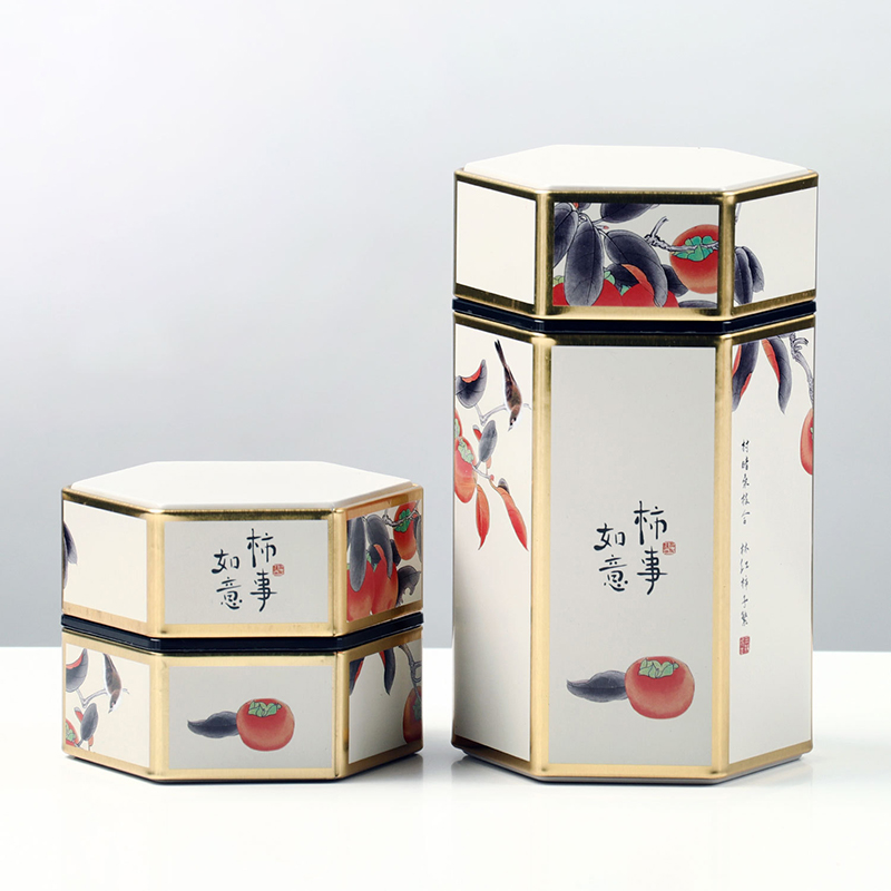 Creative Hexagonal Teapot Tin  - Locker Storage Metal avaliação e preço