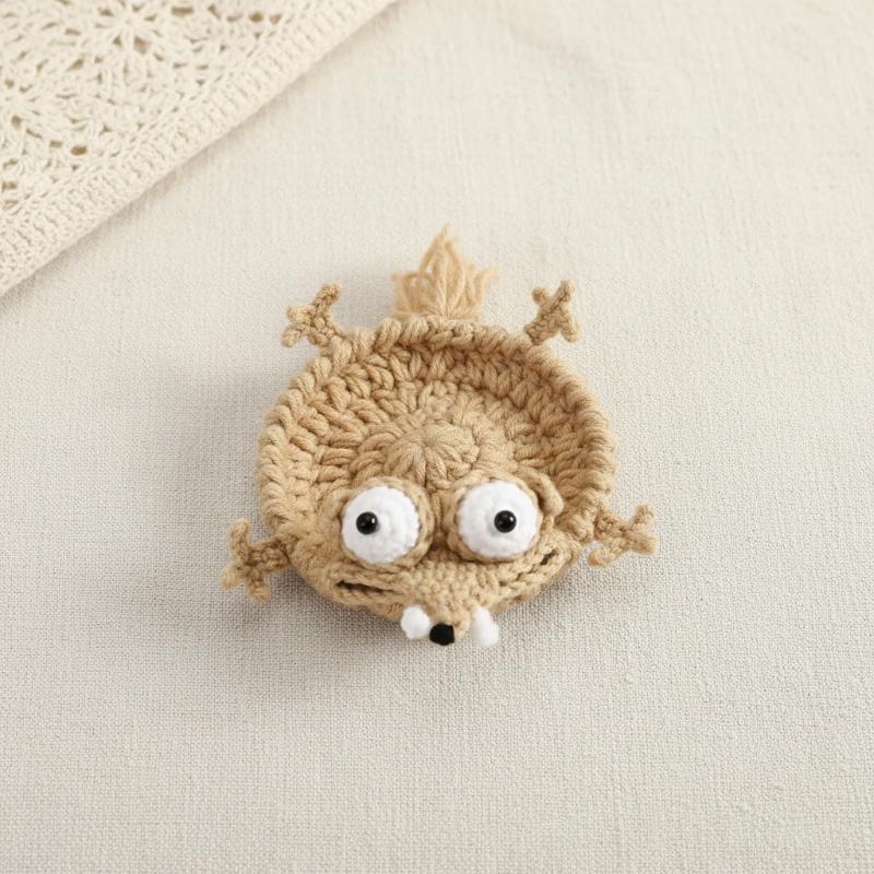 Handmade Crochet Squirrel Coas - Office Furniture Used avaliação e preço