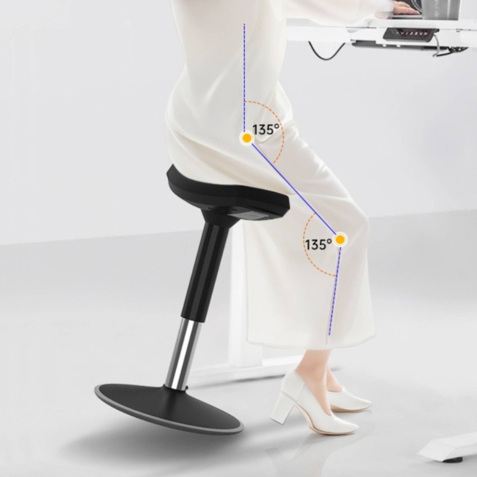 Saddle Stool Comfortable Long  - Office Furniture Home avaliação e preço